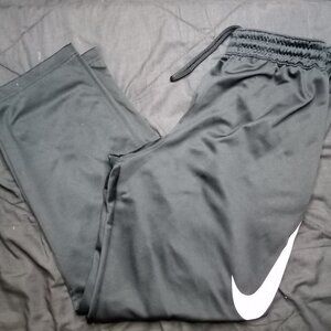 Vintage Y2K Nike Dri-Fit Big Swoosh Sweat Pants Joggers Trainers